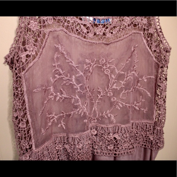 Rose Crochet Sheer Lace Top - Ricki’s - Picture 5 of 7